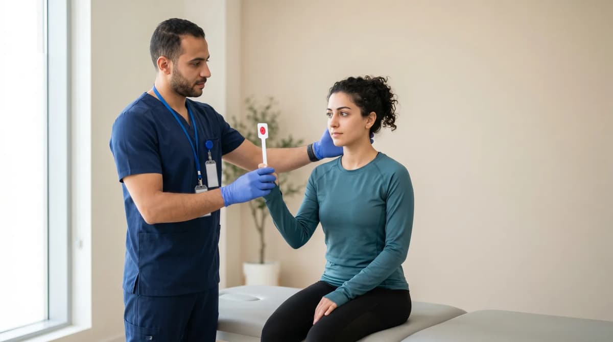 Vestibular & Migraine Rehab session at Physio Cure Dubai