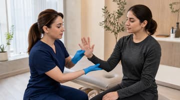 Carpal Tunnel Physiotherapy session at Physio Cure Dubai
