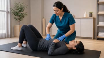 Diastasis Recti Physiotherapy session at Physio Cure Dubai