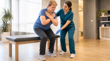 Knee Osteoarthritis Physiotherapy session at Physio Cure Dubai