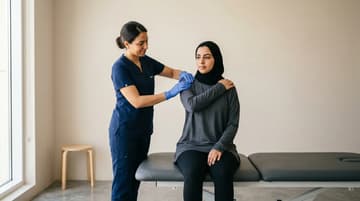 جلسة العلاج اليدوي في فيزيو كيور دبي