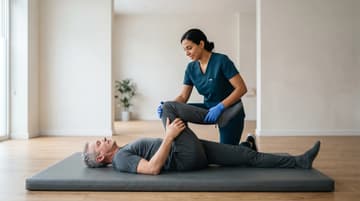 Sciatica Treatment session at Physio Cure Dubai