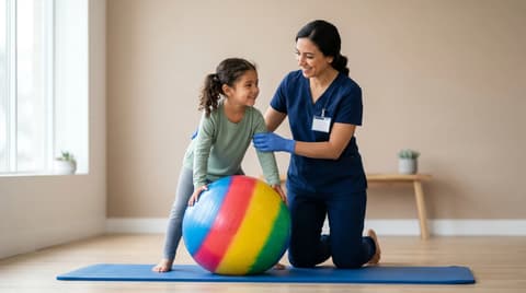 Pediatric Physiotherapy session at Physio Cure Dubai