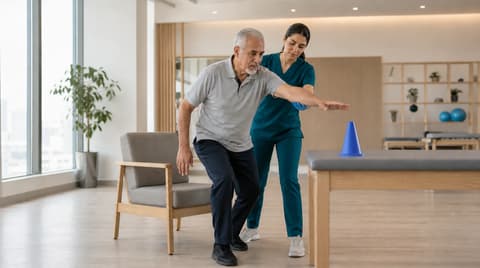 Stroke Rehabilitation session at Physio Cure Dubai