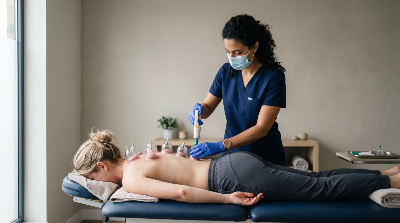 Cupping Therapy at Physio Cure Dubai