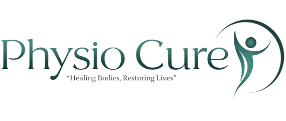 Physio Cure Dubai Green Logo with tagline: "Healing Bodies, Restoring Lives"