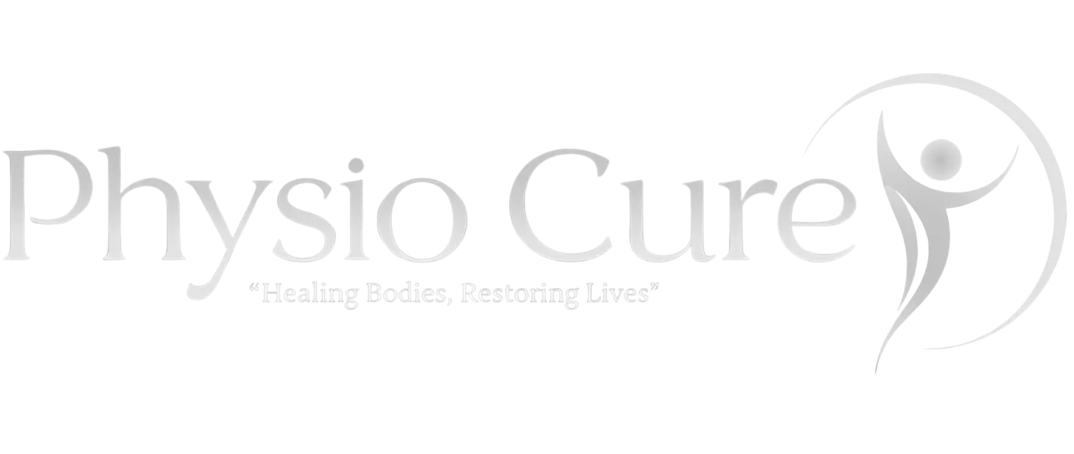Physio Cure White Logo